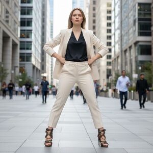 Women’s size 9 bronze strappy heels with chain accents.!